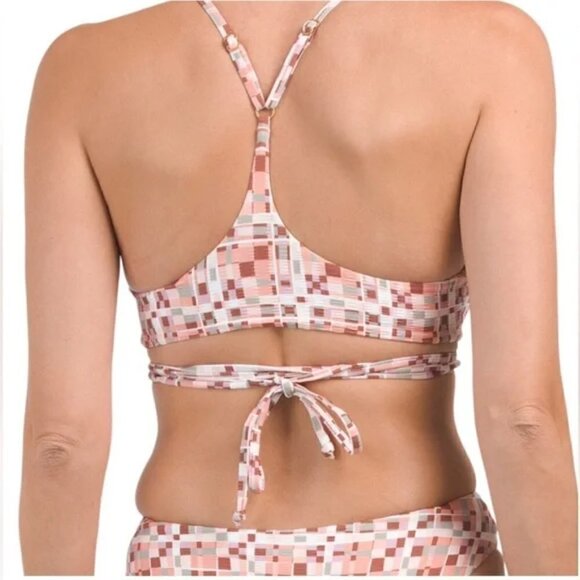 New L*Space Bikini Kristen Tie Top & Joy Bitsy Bikini in Block Party Set NWT Med - Picture 2 of 7